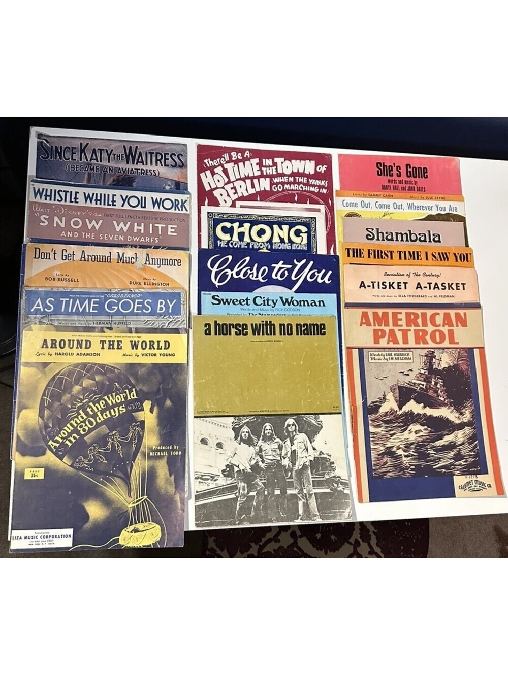 Lot of 17 antique sheet music AMAZING DEAL FOR THIS LOT